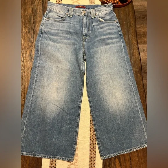 7 For All Mankind Light Blue Jean Shorts